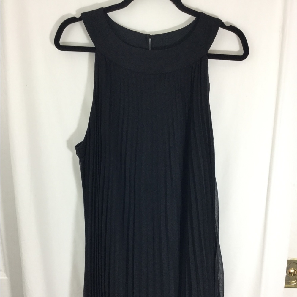 Lane Bryant Chiffon Pleated LBD